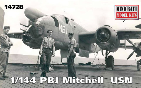 Minicraft Model Aircraft 1/144 PBJ Mitchell USN Aircraft Kit