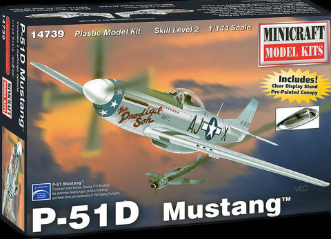 Minicraft Model Aircraft 1/144 P51D Mustang Aircraft Kit