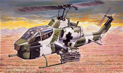 Italeri Aircraft 1/72 AH1W Super Cobra Helicopter Kit