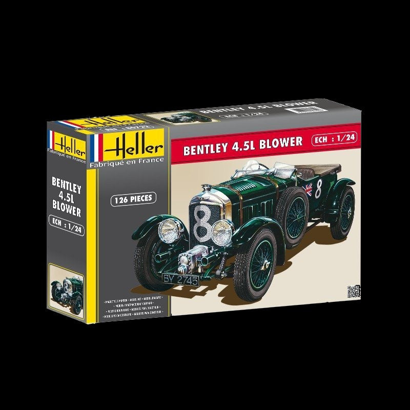 Heller Model Cars 1/24 Bentley 4.5L Blower Race Car Kit