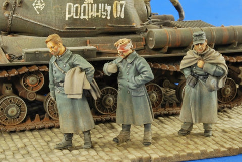 Verlinden Productions 1/35 Road to Siberia: 3 German POWs Kit