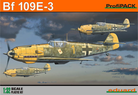 Eduard Aircraft 1/32 Bf109E3 Fighter Profi-Pack Kit