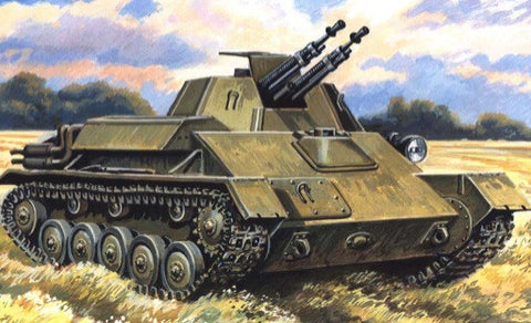 Unimodel Military 1/72 T90 Soviet AA Tank Kit