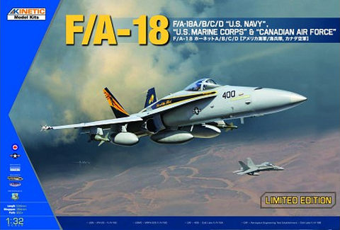 Kinetic Aircraft 1/32 F/A-18A/B/C/D Kit