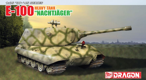 Dragon Military 1/35 E-100 Heavy Tank "Nachtjager" Kit