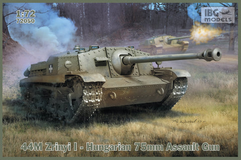 IBG Military Models 1/72 44M Zrinyi I Hungarian 75mm Assault Gun Kit