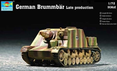 Trumpeter Military Models 1/72 German Brummbar Late Production Tank Kit