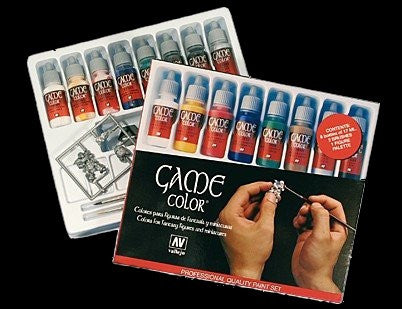 Vallejo Acrylic 17ml  Bottle Intro 8 Game Color Paint Set (8 Colors)