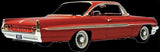 Moebius Model Cars 1/25 1961 Pontiac Ventura Car Kit