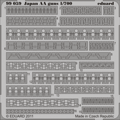 Eduard Details 1/700 Ship- IJN AA Guns