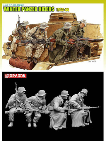 Dragon Military Models 1/35 Panzer Riders Winter 1943-44 (4) Kit