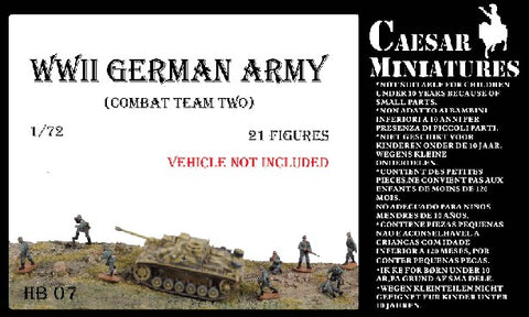 Caesar Miniatures 1/72 WWII German Army Combat Team Two 