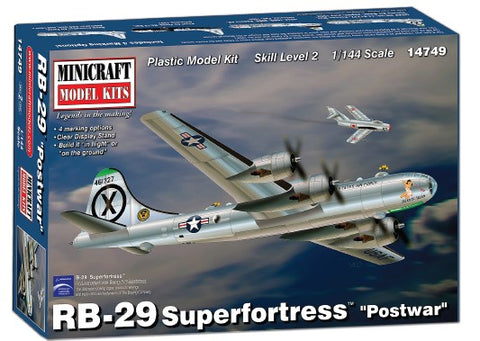 MiniCraft Model Aircraft 1/144 RB29 Superfortress Postwar Aircraft Kit