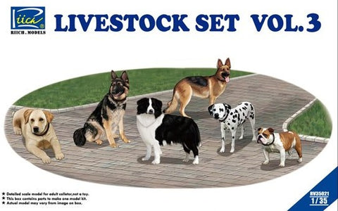 Riich Models Clearance Sale 1/35 Livestock Set #3 Kit