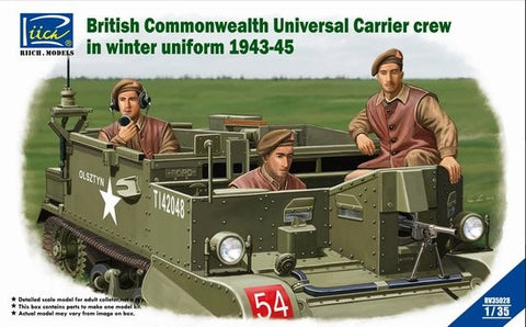 Riich Models Clearance Sale 1/35 Brit Comm Univ Carrier Crew Kit