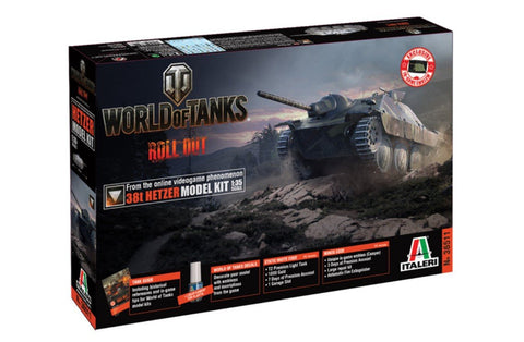 Italeri Wargame World of Tanks 1/35 38t Hetzer Kit