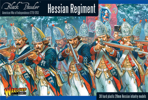 Warlord Games 28mm Black Powder: Hessian Regiment 1776-1783 (30) (Plastic) Kit