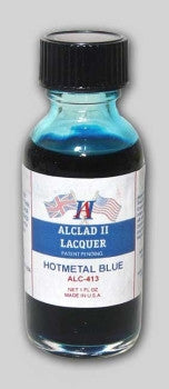 Alclad II 1oz. Bottle Transparent Hot Metal Blue Lacquer