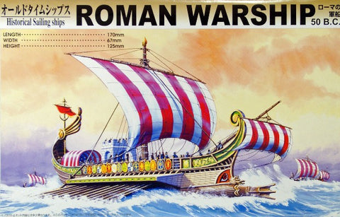 Aoshima Ship Models 1/350 Roman Warship 50BC Kit