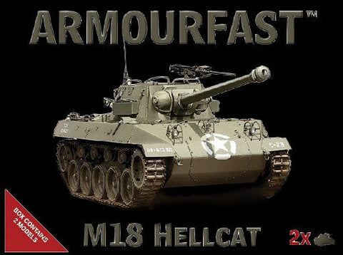 Armourfast Military 1/72 M18 Hellcat Tank (2) Kit