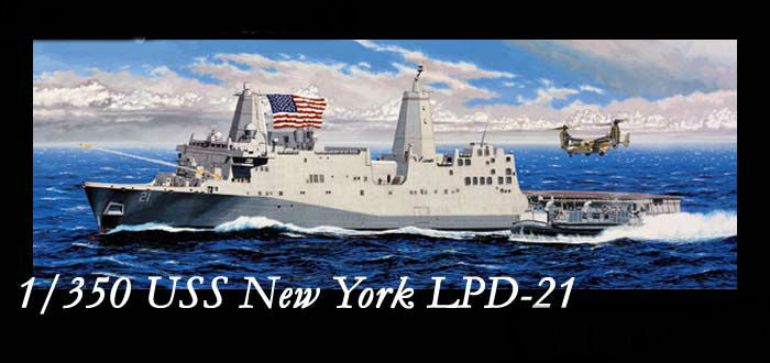 Gallery Model Ships 1/350 USS New York LPD 21 Kit