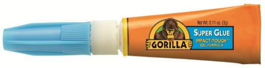 Gorilla Glue 3g Tube Gorilla Super Glue (Carded)
