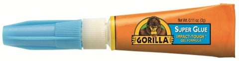 Gorilla Glue 3g Tube Gorilla Super Glue (Carded)