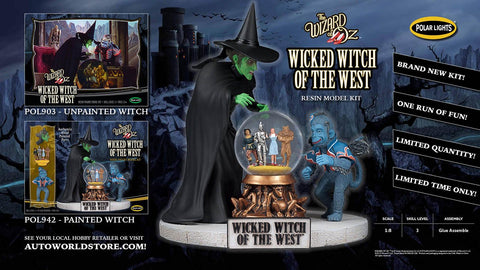 Polar Lights Clearance Sale Wicked Witch of The West Kit