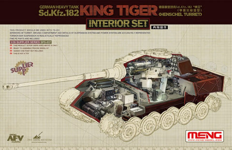 Meng Military Models 1/35 King Tiger Interior Set Kit