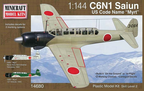 Minicraft Model Aircraft 1/144 C6N1 Saiun Myrt IJA Recon Aircraft Kit