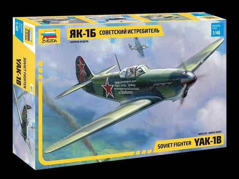 Zvezda Aircraft 1/48 Soviet Yak1B Fighter Kit