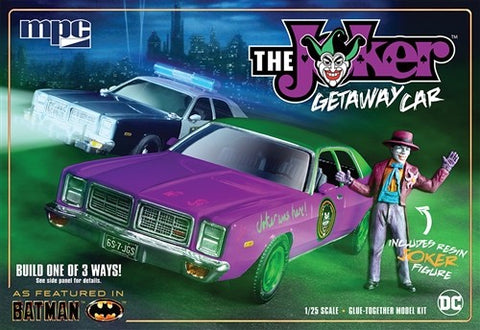 MPC 1/25 Batman: 1977 Dodge Monaco Joker Getaway Car Kit