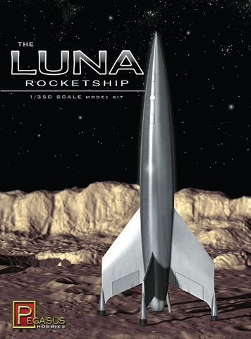 Pegasus Hobbies Sci-Fi & Space 1/350 Luna Rocketship Kit