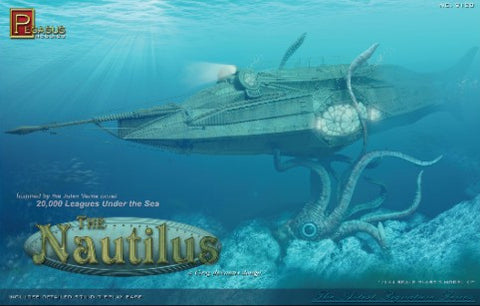 Pegasus Hobbies Sci-Fi & Space 1/144 20,000 Leagues Under the Sea: The Nautilus Submarine Kit