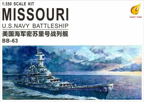 Very Fire 1/350 USS Missouri BB63 Battleship Kit