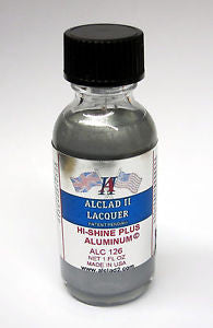 Alclad II 1oz. Bottle Hi-Shine Plus Aluminum Lacquer