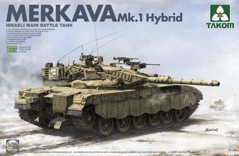 Takom Military 1/35 Israeli Merkava Mk I Hybrid Main Battle Tank Kit