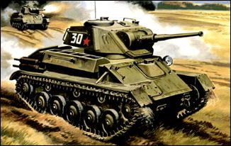 Unimodel Military 1/72 T80 Russian Light Tank Kit