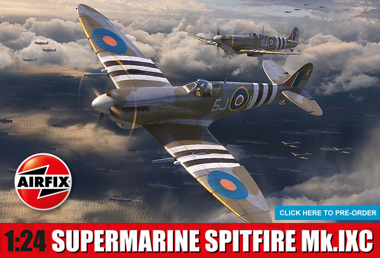 Airfix Aircraft 1/24 Supermarine Spitfire Mk IXc RAF Fighter Kit