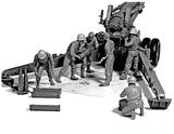 Master Box Ltd 1/35 WWII US Artillery Crew (6) Kit