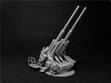 ModelCollect Military 1/72 WWII German 128mm Flak40 Zwilling Gun (New Tool) Kit