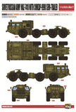 ModelCollect Military 1/72 Soviet/Russian Army MAZ7410 w/ChMZAP9990 Semi-Trailer & T80BV MBT Kit