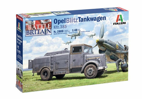 Italeri Military 1/48 Opel Blitz fKz385 Tankwagen Battle of Britain 80th Anniversary Kit