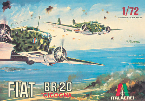 Italeri Aircraft 1/72 Fiat BR20 Cicogna Aircraft (Vintage Collection Ltd Edition) Kit