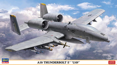 Hasegawa Aircraft 1/72 A10 Thunderbolt II UAV Attacker Ltd Edition Kit