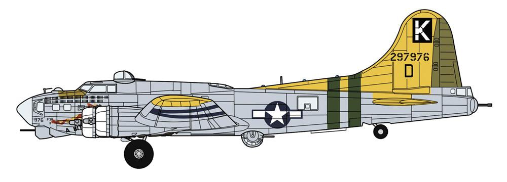 Hasegawa Aircraft 1/72 B17G Flying Fortress A Bit O' Lace US Heavy Bomber Ltd Edition Kit