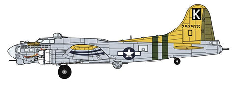 Hasegawa Aircraft 1/72 B17G Flying Fortress A Bit O' Lace US Heavy Bomber Ltd Edition Kit