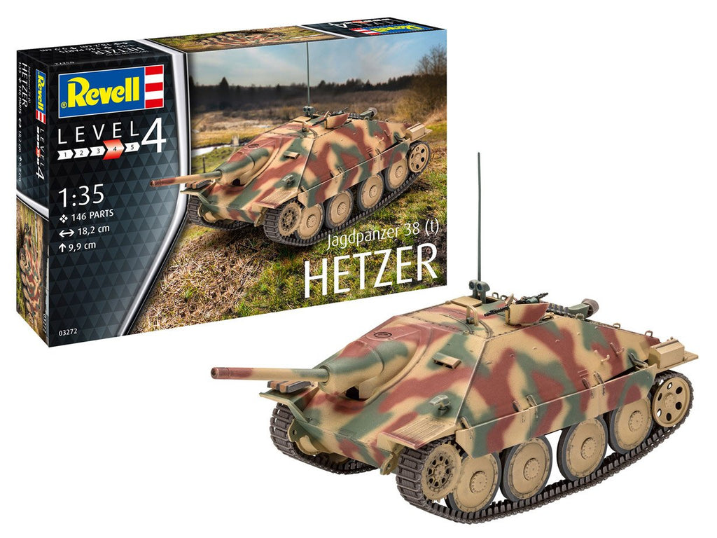 Revell Germany Military 1/35 Jagdpanzer 38 (t) Hetzer Kit