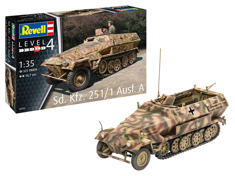 Revell Germany Military 1/35 SdKfz 251/1 Ausf A Halftrack Kit