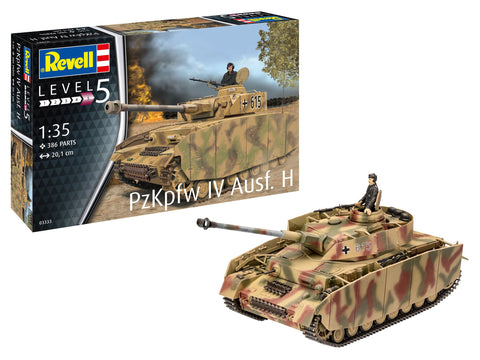 Revell Germany Military 1/35 Panzer IV Ausf H Tank Kit